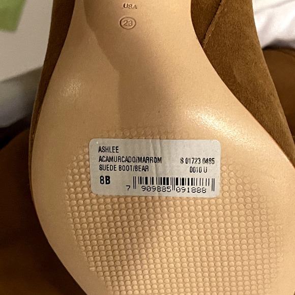 Schutz Ashlee Suede Bootie Stiletto Heel Pointed Toe Size 8 NWB Sold Out - Picture 7 of 9